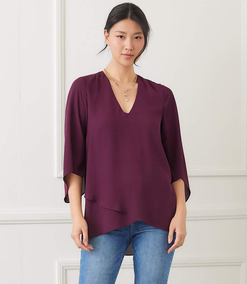 Bracelet Sleeve Asymmetric Top