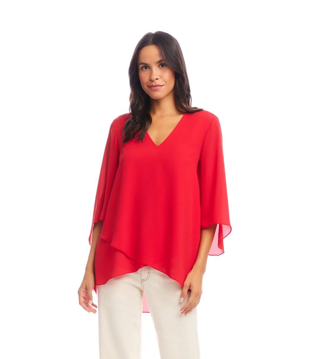 Bracelet Sleeve Asymmetric Top