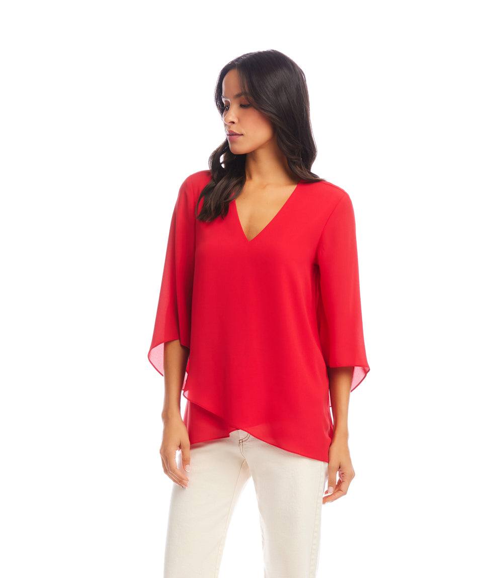 Bracelet Sleeve Asymmetric Top