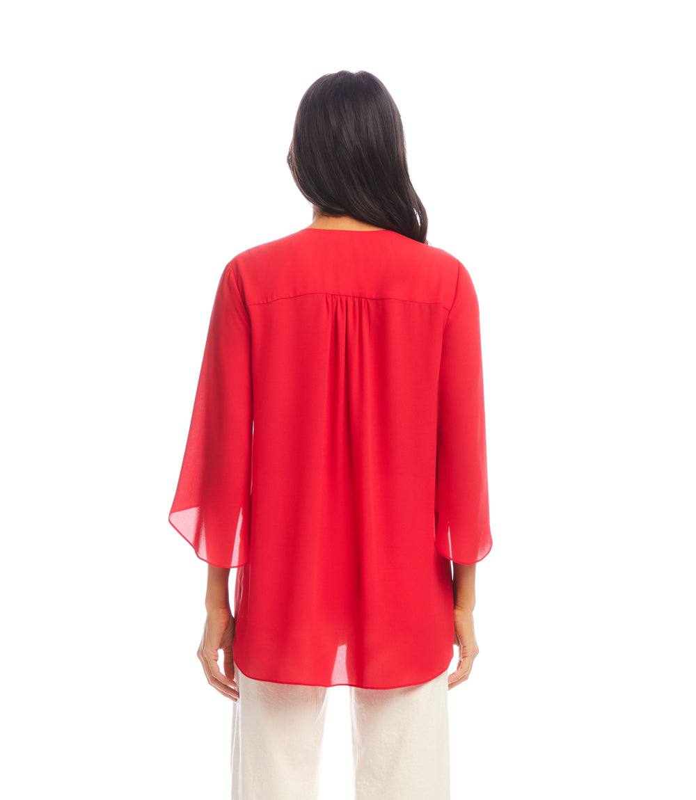 Bracelet Sleeve Asymmetric Top