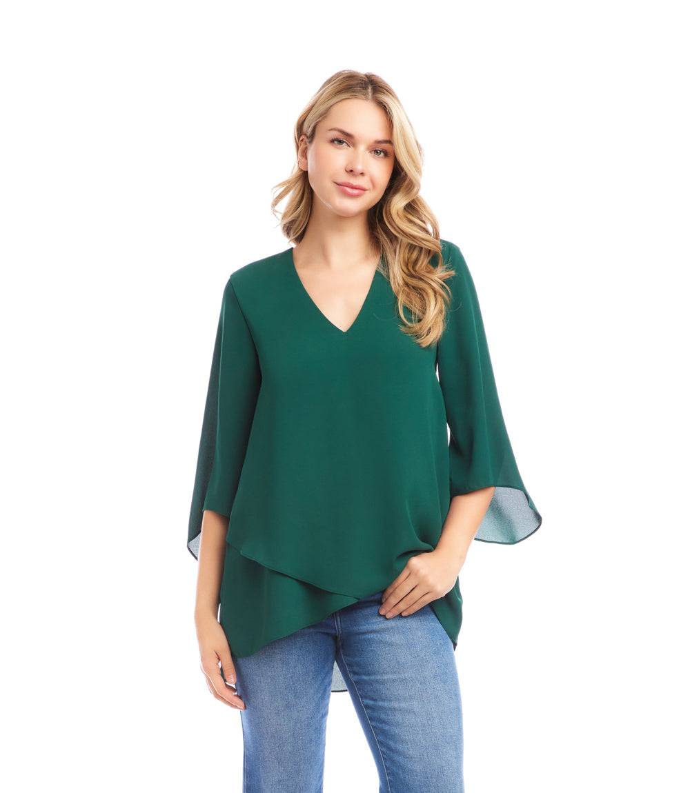 Bracelet Sleeve Asymmetric Top