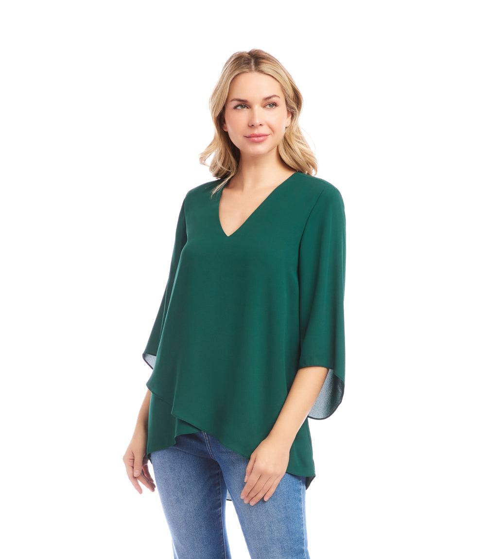 Bracelet Sleeve Asymmetric Top