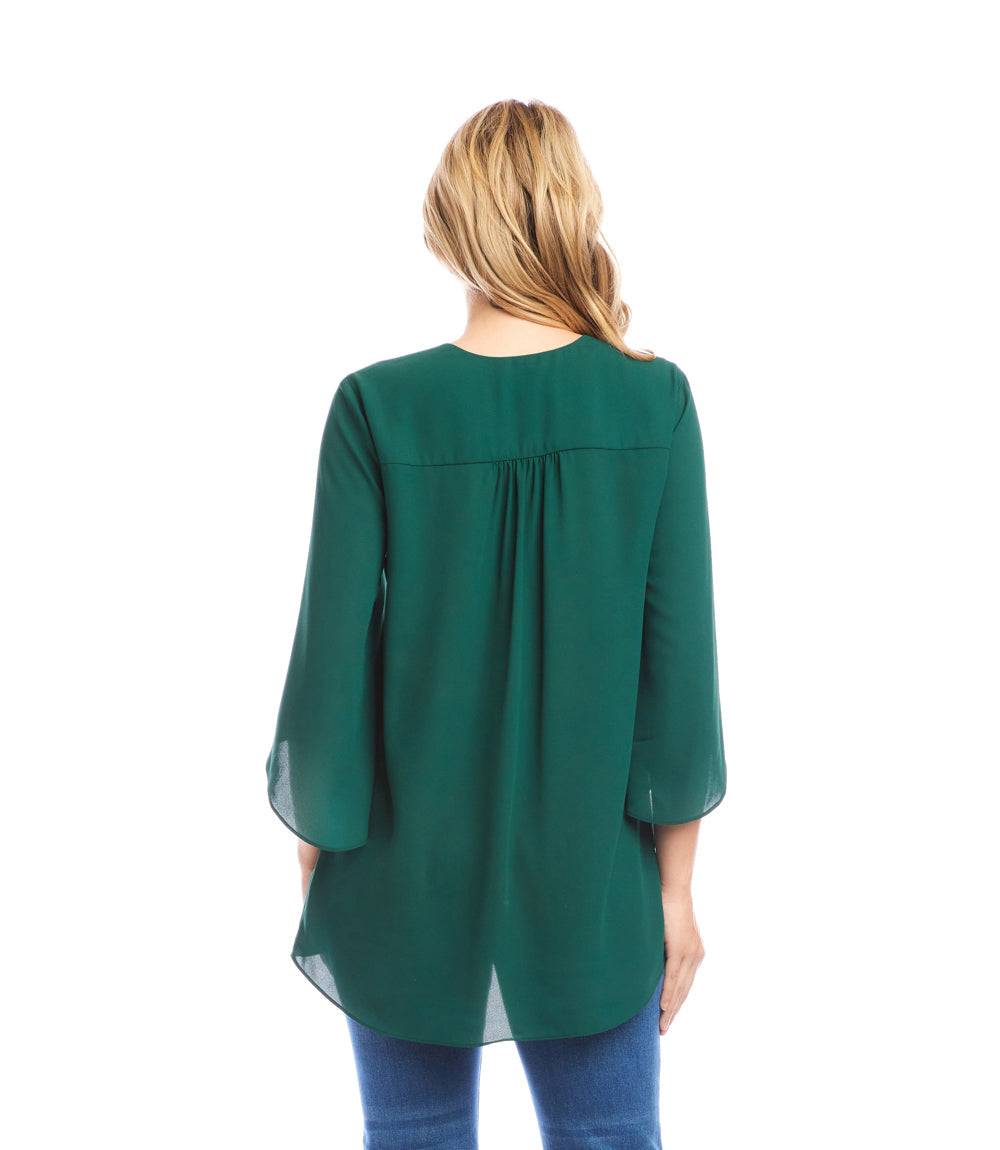 Bracelet Sleeve Asymmetric Top