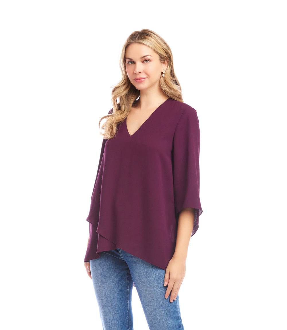 Bracelet Sleeve Asymmetric Top