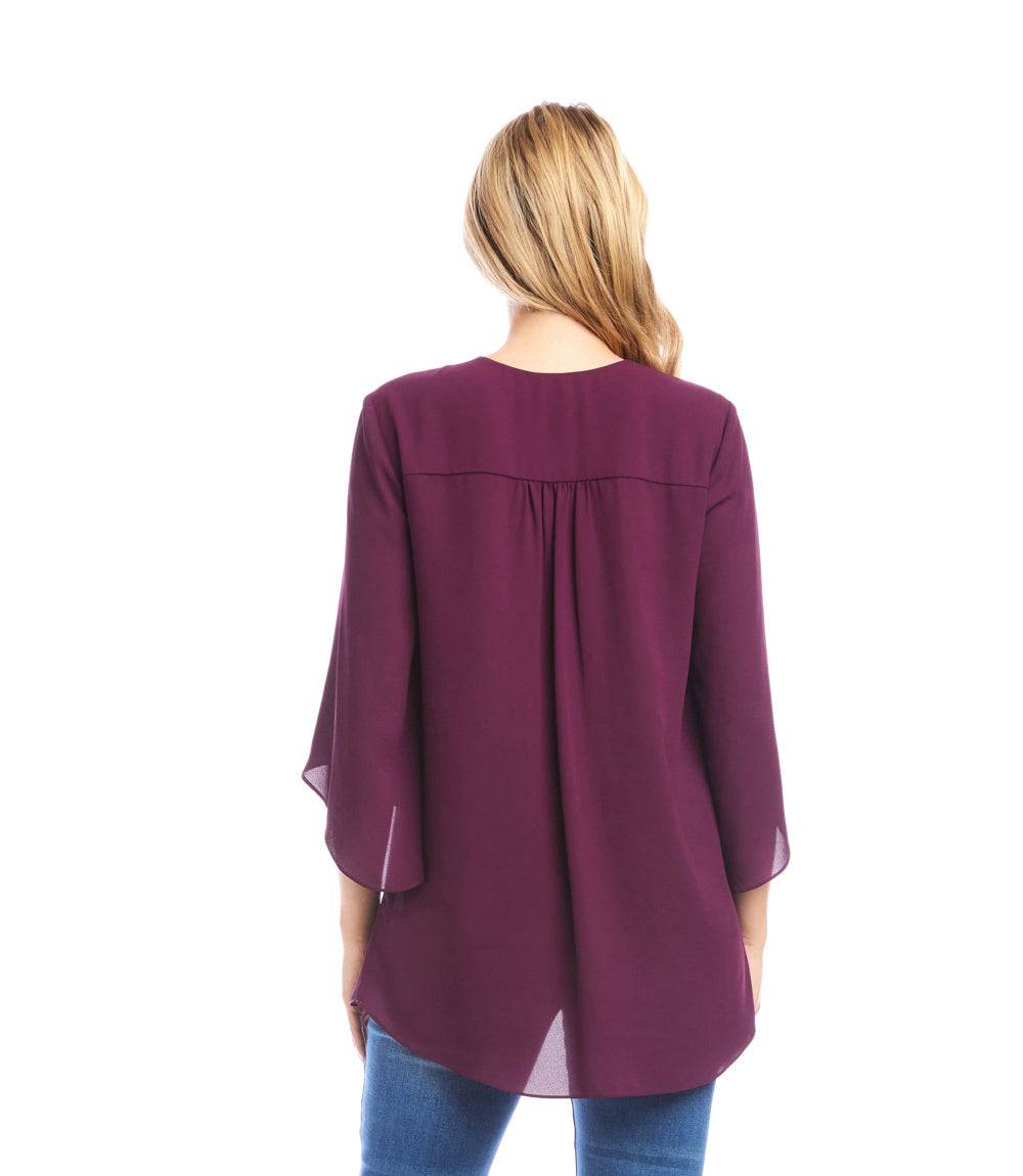 Bracelet Sleeve Asymmetric Top