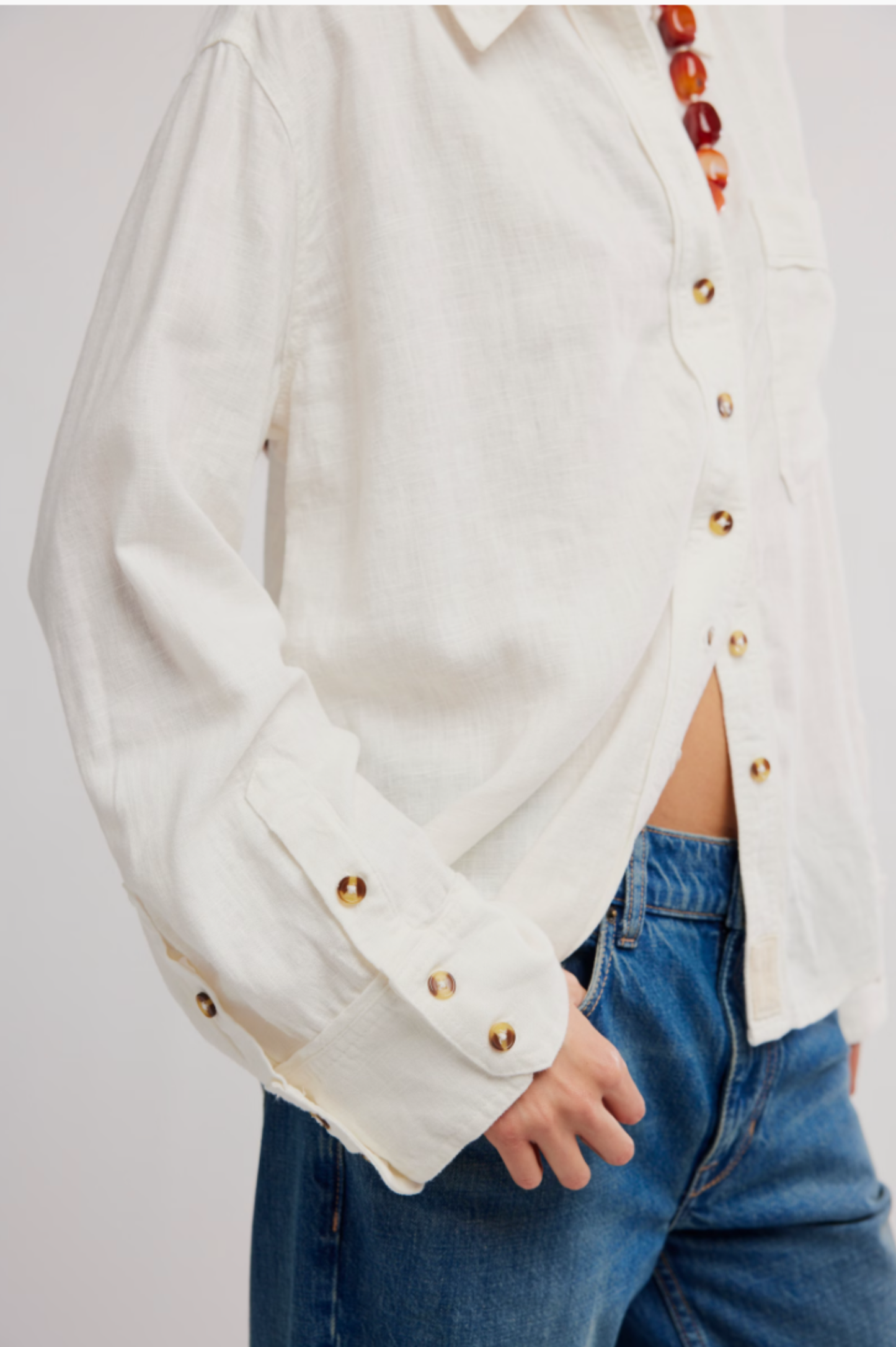 Linen Laurel Top