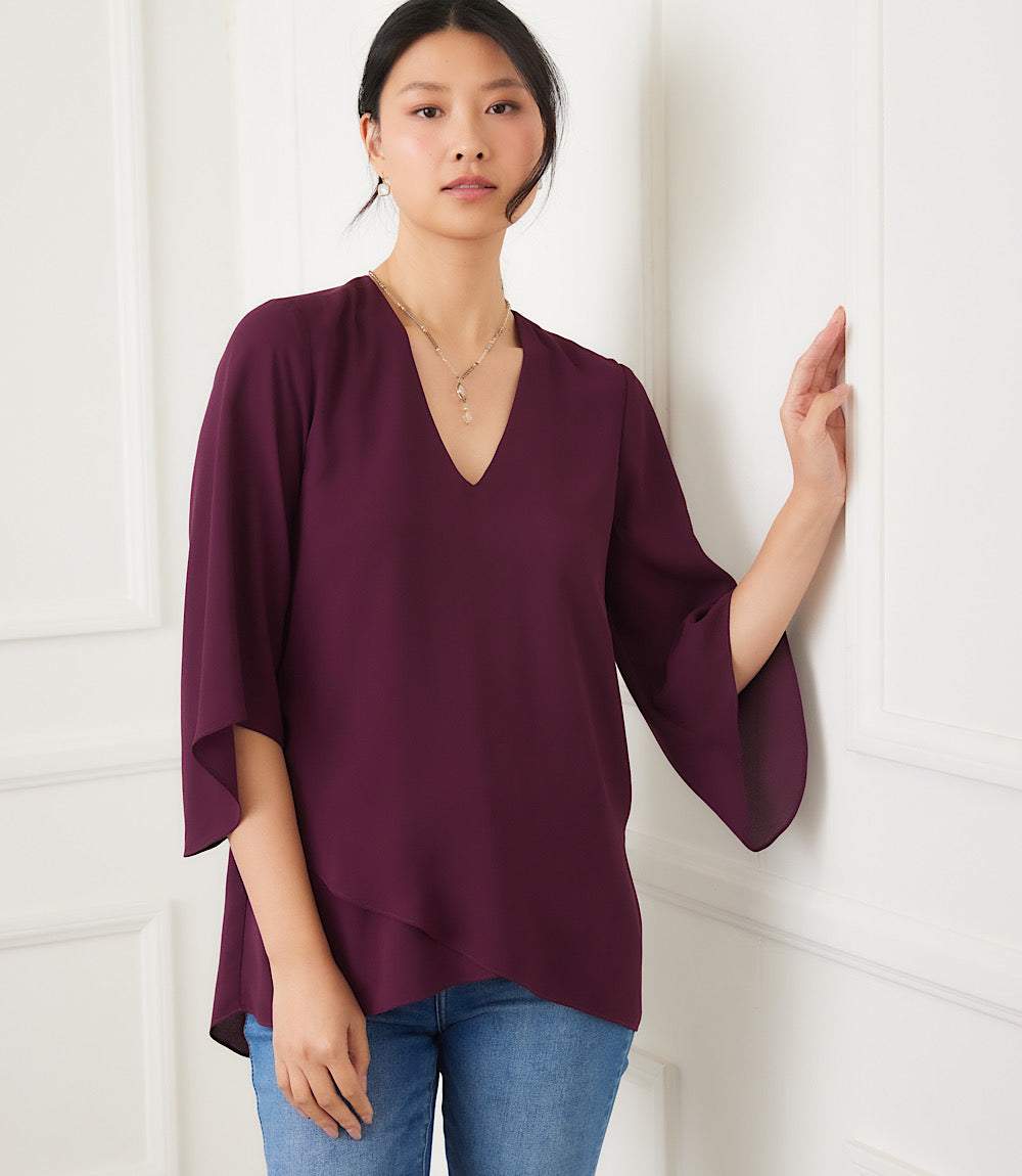 Bracelet Sleeve Asymmetric Top
