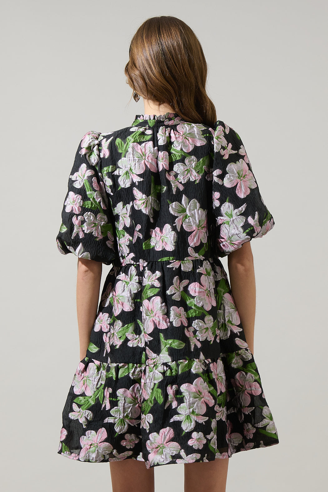 Elsinore Floral Jacey Babydoll Mini Dress