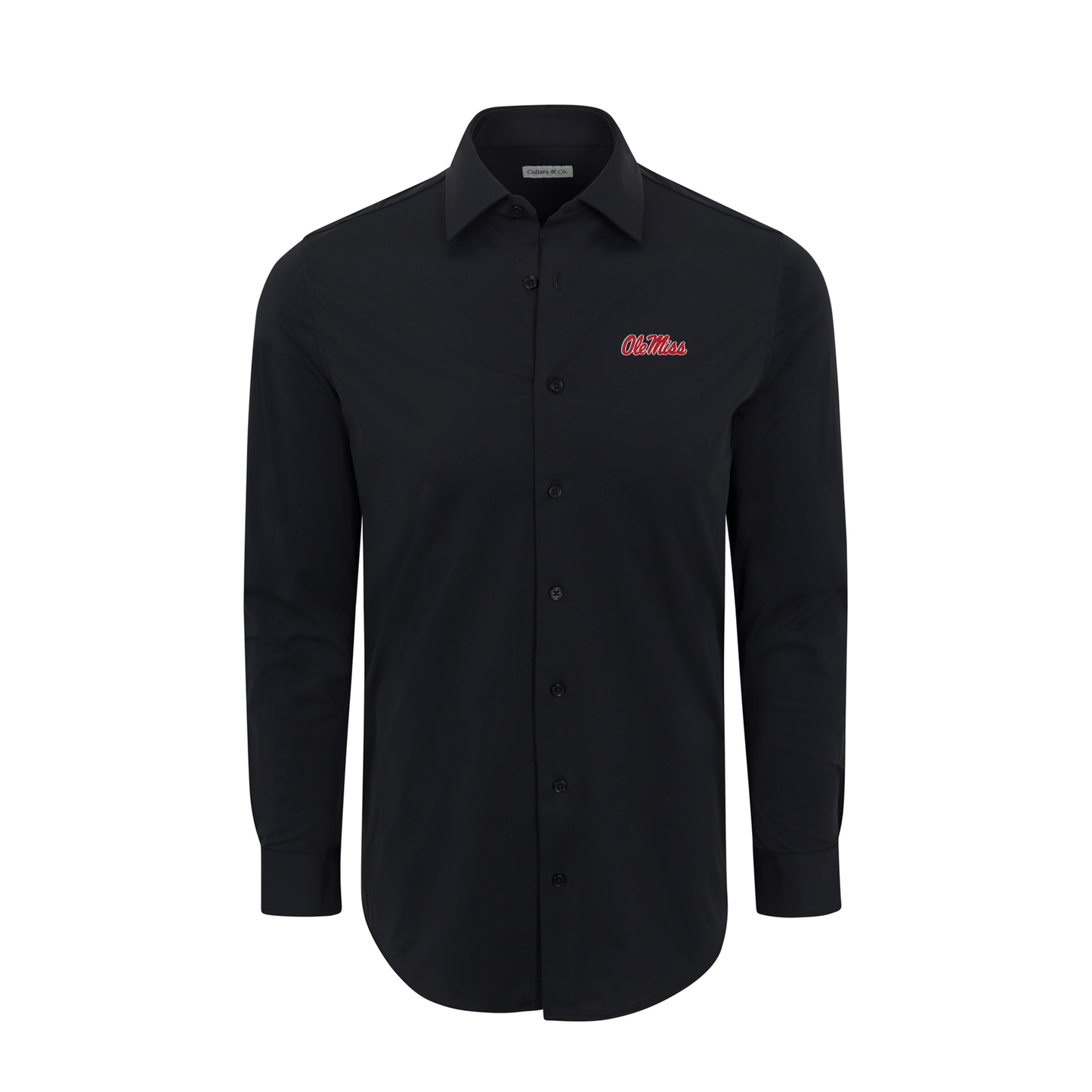 Ole Miss Apex Performance Dress Shirt Black