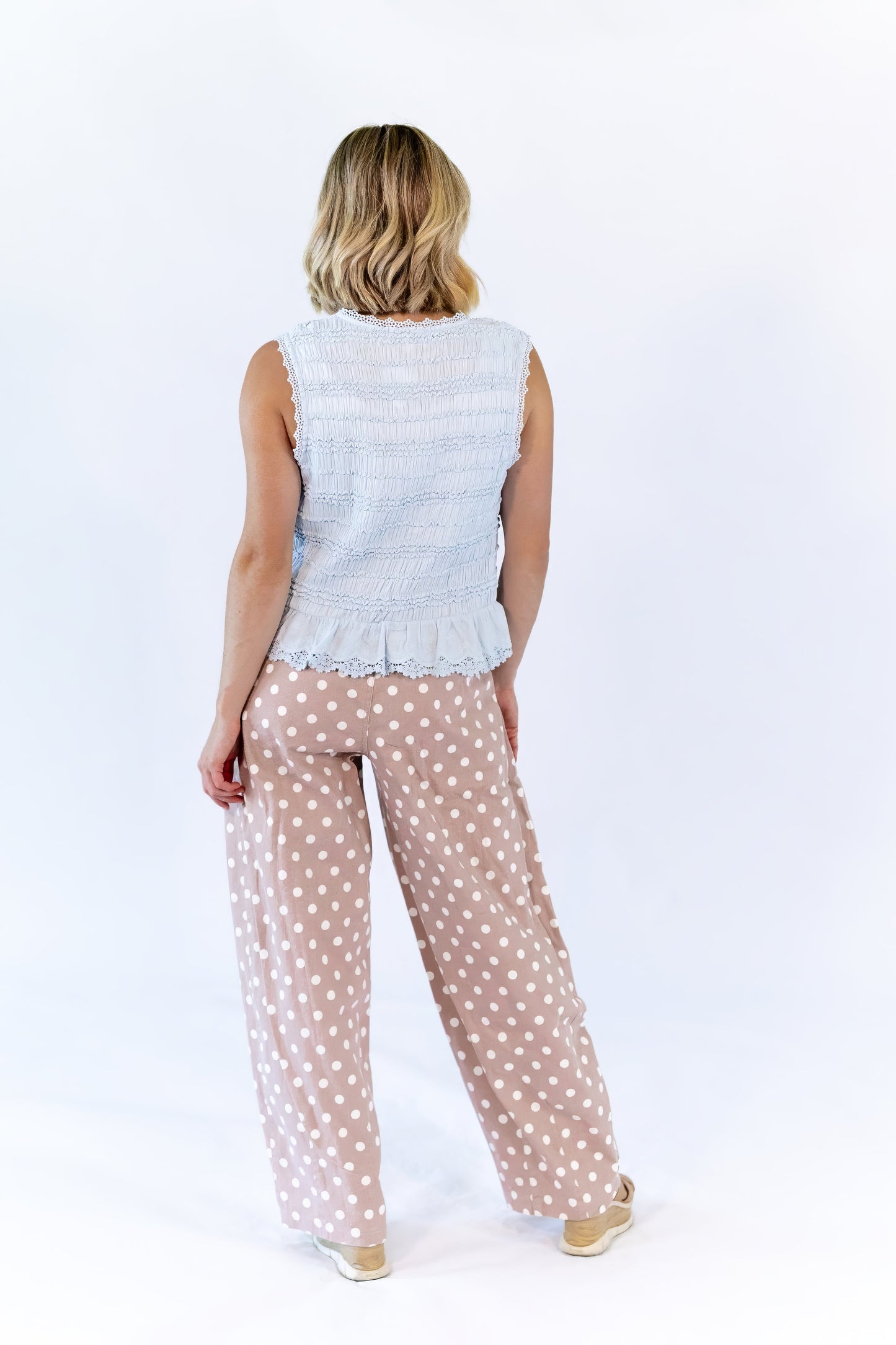 Rune Polka Dot Barrel Jeans