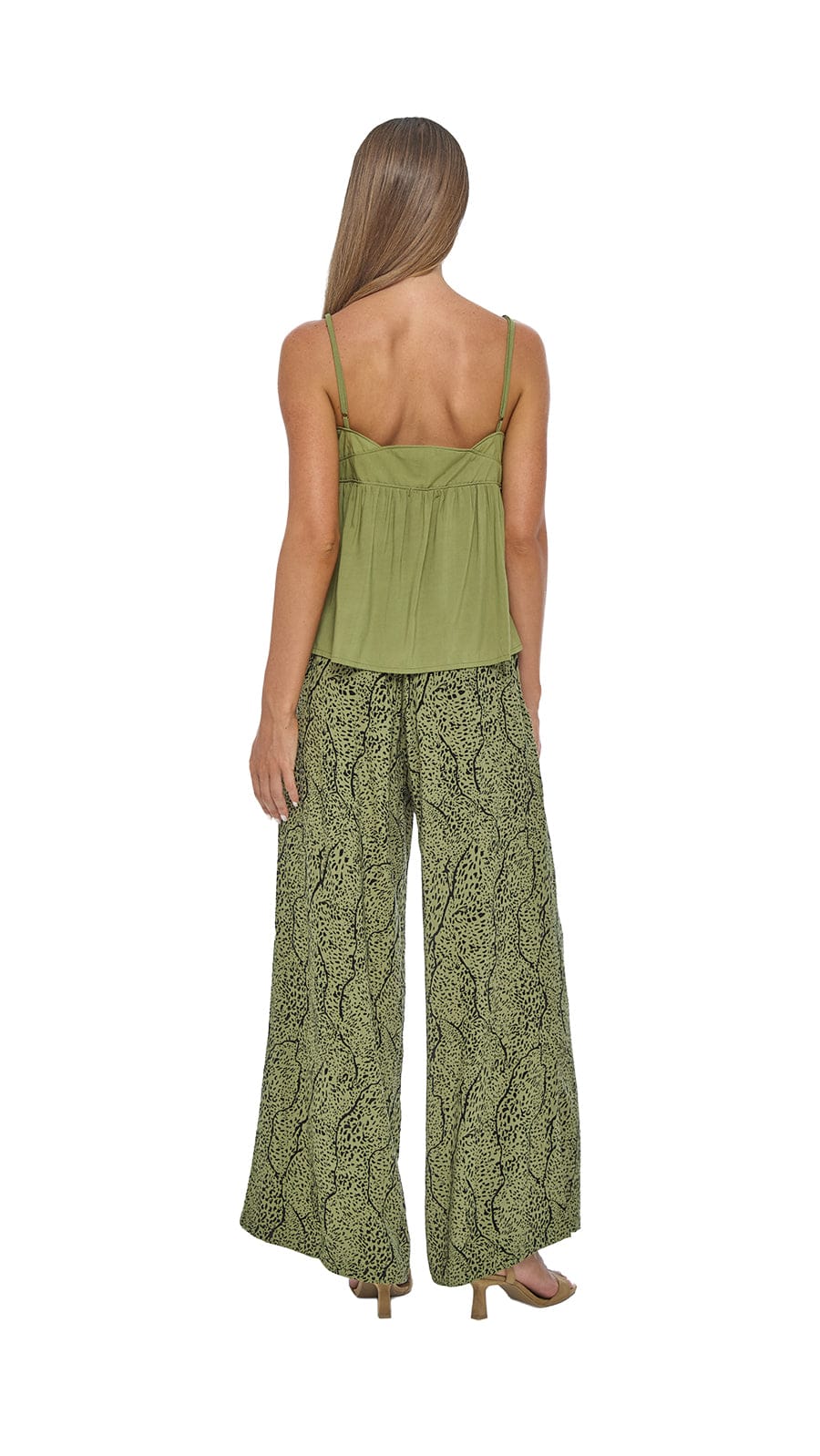 Elisse Top - Solid Olive