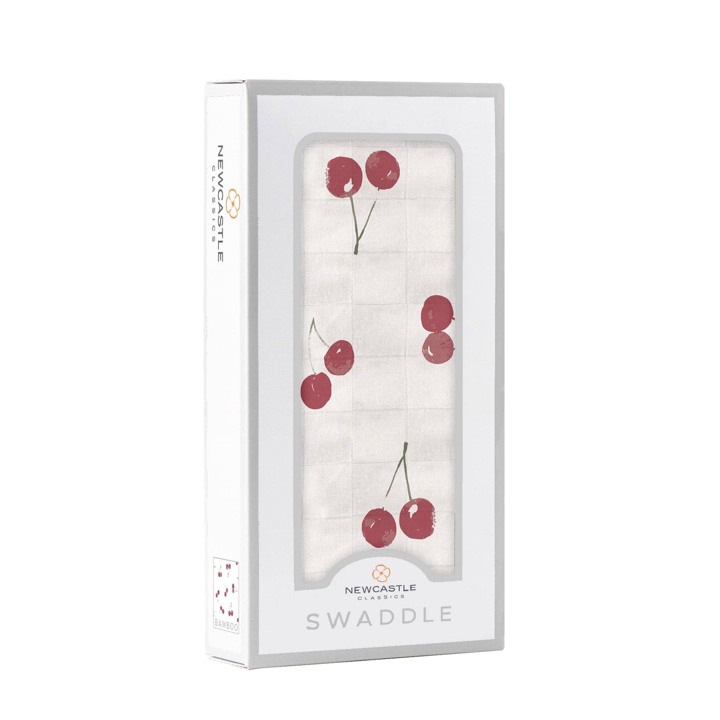 BABY - Sweetheart Cherry Bamboo Swaddle