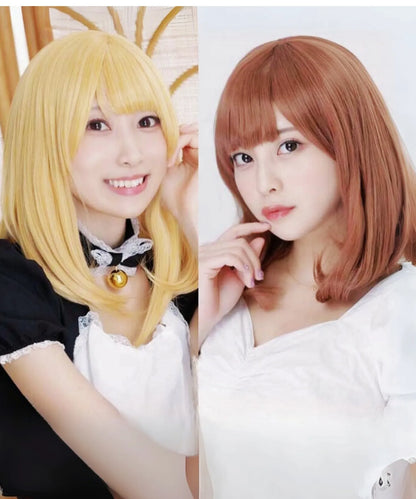 セミロングワンカールウィッグ